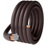 True Spec Câble d'alimentation/de terre noir de calibre 4 4 AWG, 6,1 m, transparent, flexible, doux au toucher, pour voiture, haut-parleur, solaire, marine, générateur, automobile, camping-car. Marque