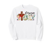True Story Croix de Jésus Joyeux Jour de Pâques pour Pâques chrétienne Sweatshirt