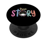 True Story Cross Jésus Pâques Day Christian PopSockets PopGrip Adhésif
