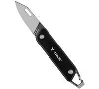 True Utility Couteau porte-clés moderne - Noir (boîte cadeau)