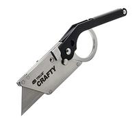 True Utility Crafty - Couteau de poche utilitaire pilant personnel - Avec 2 lames de rechange incluses