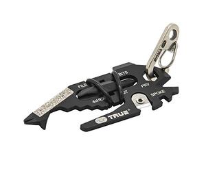 True Utility FishFace - 18 In 1 Porte-clés Multi Tool Gadget - Avec couteau coupe-boîte, 6 têtes de tournevis, 4 clés et ouvre-bouteille - Camping Accessories