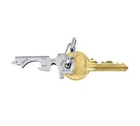 True Utility Key Tool - 8 In 1 Multitool - Couteau coupeur de coffre-fort, tournevis, décapsuleur, lime à ongles, pince à épiler et nettoyeur d'ongles - Pour le camping et les voyages