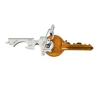 True Utility Key Tool - 8 In 1 Multitool - Couteau coupeur de coffre-fort, tournevis, décapsuleur, lime à ongles, pince à épiler et nettoyeur d'ongles - Pour le camping et les voyages