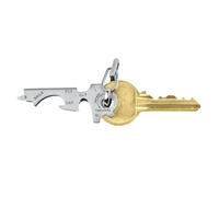 True Utility Key Tool - 8 In 1 Multitool - Couteau coupeur de coffre-fort, tournevis, décapsuleur, lime à ongles, pince à épiler et nettoyeur d'ongles - Pour le camping et les voyages