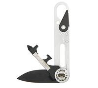 True Utility Minimalist - Multitool, Outil multifonction avec décapsuleur, lime, tournevis, coupe-fil, tournevis plat et couteau non verrouillable
