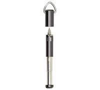 True Utility Telescopic Pen - Stylo porte-clés à bille rétractable et télescopique - Aluminium, acier inoxydable