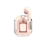 True Wireless Bluetooth 5.3 Transparent Headset with LED Digital Display Stereo Sound TWS ENC Earphones Mic for Sports Working