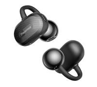 truefree C10 Écouteurs Bluetooth sans Fil,Casque Ouvert, Écouteurs Sport, Driver de 12 mm avec Son Spatial, Bluetooth 5.4, 28H, IPX5, AI-ENC Clairs, Connexion Double, Personnalisable Via App, Noir