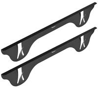 TrueGem Couvre-joints pour poêle - 59,4 cm, noir, acier inoxydable