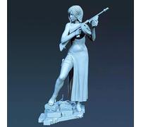 TRUEGRIS 1/24 Kit de maquette en résine d'agent guerrière de science-fiction, non peinte et non assemblée //l7b5J2