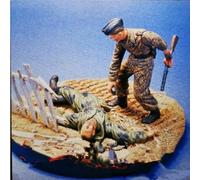 TRUEGRIS 1/35 Figurines en résine de Soldats allemands de la Seconde Guerre Mondiale (2 Figurines, avec Socle), Non assemblées et Non peintes //q9D1J1