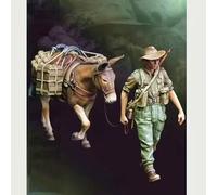 TRUEGRIS 1/35 Maquette en résine de soldat des forces armées locales de la guerre du Vietnam non peinte et non assemblée (2 figurines) //k5w9Z4