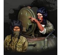 TRUEGRIS 1/35 Maquette en résine de soldat des forces armées locales de la guerre du Vietnam non peinte et non assemblée (2 figurines) //k5w9Z5