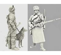 TRUEGRIS 1/35 Soldat de la Seconde Guerre mondiale Kit de figurine en résine Kit de figurine en résine non peint et non assemblé (2 personnes) //J9o7L9