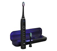 TrueLife Brosse à dents sonique SonicBrush Clean30, 70 000 mouvements par minute, 5 modes, 2 têtes standard, 30 jours avec une seule charge (Clean70 noir)