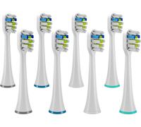TrueLife SonicBrush UV Sensitive White tips 8 pcs, Nettoyage doux, 80 000 coups/min