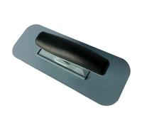 Truelle à béton avec poignée ergonomique - Design léger - Parfait pour le plâtre, le stuc, les revêtements de piscine, les joints, les travaux de finition, truelle