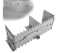 Truelle à carrelage de Grande Taille, truelle crantée 600/800 mm, spatule à Colle à carrelage avec déflecteur, Peigne à mortier en Acier Inoxydable pour travaux de nivellement de carrelage m