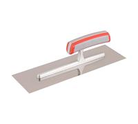 Truelle à ciment - Fer à souder plat côté gauche | Outil à main plat léger avec prise en main confortable pour outil de finition ergonomique du béton, plâtre au bord de la piscine, réparation murale