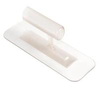 Truelle à ciment, Truelle de plâtrage en plastique Transparent M17D, outils muraux, Construction for la décoration maison, Architecture d'usine(Round Angle)