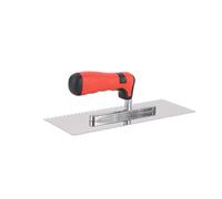 Truelle à encoches plates pour sols et carrelages Outils de séchage Tambour Putty Cloisons sèches Plancher à outils à main Carrelage Spatule Boutonnée Spatule Pinceau de lissage