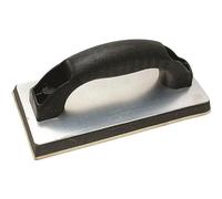 Truelle à mortier pour carreaux de maréchalerie, en carton éponge, avec manche en plastique, dimensions : 216x102 mm
