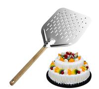 Truelle à pizza en métal - Élévateur en portable, poignée antidérapante | Structure de spatule de transport plate résistante à la chaleur, outil de cuisson facile à transférer, utilisation