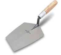 Truelle à sceau de Marshalltown, truelle de maçon, truelle de plâtrier avec manche en bois en acier au carbone, largeur de la truelle : 210 mm