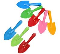 Truelle à seau, ensemble de jardinage pour tout-petits 8 pièces, pelles pour enfants pour creuser la saleté - Mini truelles à seau en métal avec poignées en forme de fleur (couleurs aléatoires)
