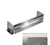 Truelle crantée - Épandeur de mortier pour carrelage | Poignée télescopique | Grattoir en acier inoxydable, tailles 300-600 mm ou 400-800 mm, poignée intégrée, robuste, pour projets de carrelage et de bé
