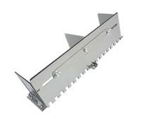 Truelle crantée ergonomique en acier inoxydable avec dents carrées pour épandre parfaitement le ciment et l'adhésif Truelle carrée