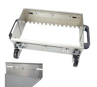 Truelle crantée réglable avec roues pour colle à carrelage, peigne à mortier rainuré pour carrelage au sol et au mur