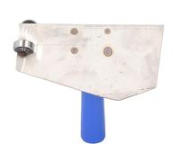 Truelle d’angle intérieur en acier inoxydable, spatule d’angle murale avec roulement pour le plâtrage, truelle à angle droit rotative à 360° pour une finition lisse des murs