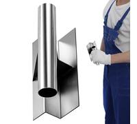 Truelle d'angle en acier inoxydable - Outil multifonctionnel pour mur de maçonnerie | Grattoir de maçonnerie de plâtre élargi épaissi | Truelle de construction résistante à l'usure et aux rayures