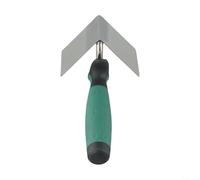 Truelle d'angle en acier inoxydable pour cloison sèche pour intérieur et extérieur - Outil de finition de plâtrage à 90 degrés - Poignée confortable en caoutchouc - Léger - STO (intérieur coner)