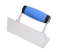 Truelle d'angle intérieur en Acier Inoxydable, Outil de Finition à Angle Droit de 90 degrés pour Les Applications de plâtre et de béton sur Murs et sols, avec poignée en