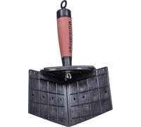 Truelle d'angle intérieur réglable de Marshalltown pour un angle exact de 90 à 154 degrés avec lame en nylon pour les plaquistes et les plâtriers, taille 102x102 mm