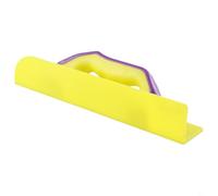 Truelle d'angle murale en plastique pour finition de cloisons sèches et de ciment, angle intérieur et extérieur pour outil de débroussailleuse pour travaux de joints lisses, 30 x 5,5 cm (jaune (angle