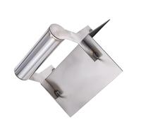 Truelle d'angle - Outil de béton en acier inoxydable - Toboggan antidérapant - Outil de construction sèche - Grattoir en métal polyvalent pour le salon, la salle de bain, la cuisine