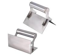 Truelle d'angle pour cloison sèche - Outil de finition en acier inoxydable, grattoir d'angle résistant à l'usure de 15 cm, spatule à béton d'angle intérieur de précision avec poignée | Solution de