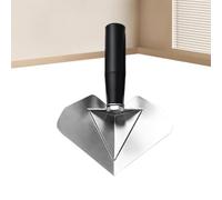 Truelle D'Angle Truelle à finition en acier inoxydable pour mur intérieur | Outil Plâtrage D'angle Intérieur Pour Plâtre Enduit Maçonnerie Brique Mortier Mastic Jointoiement Maison Industrie