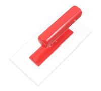 Truelle de Finition en Acrylique Rouge Poignée Ergonomique | Outil pour Cloisons Sèches, Raclette à Gratter, Usage Professionnel, pour Plaques et Revêtements Décoratifs