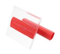 Truelle de Finition en Acrylique Rouge pour Plâtre et Enduits Texturés | Poignée Ergonomique, Création de Textures, Adaptée aux Plaques de Plâtre, Retouches Localisées et Travaux de Rénovation
