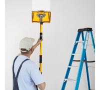 Truelle de finition pour mastic, outil de finition pour plaques de plâtre, lisseur de mastic, 26,5 cm, pour la décoration des murs ou des plafonds de la maison Jaune