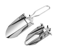 Truelle de jardin en acier inoxydable pliable et peu encombrante pour le jardinage - Pour transplanter, creuser, préparer le sol et cultiver soi-même