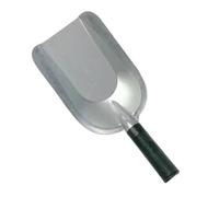 Truelle de jardinage compacte en acier inoxydable - Petite pelle carrée pour transplantation et aération du sol
