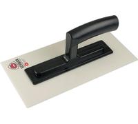 Truelle de lissage longueur 280 mm largeur 130 mm lame Ku / support / manche plastique épaisseur 3,0 mm