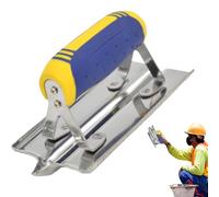 Truelle de location - couteau à bord en acier sans rivet, incurvé, juste fin | Outils à main pour les surfaces de ciment, les bordures, les revêtements de sol, le plâtre, le garage, la construction, l