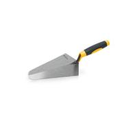 Truelle de maçon forgée ronde 220mm Type Madrid Acier trempé Manche bi-matière VITO